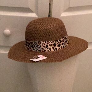 🐆NWT Fun Leopard 🐆 Style Garden or Beach Hat Makes Perfect Gift 🐆